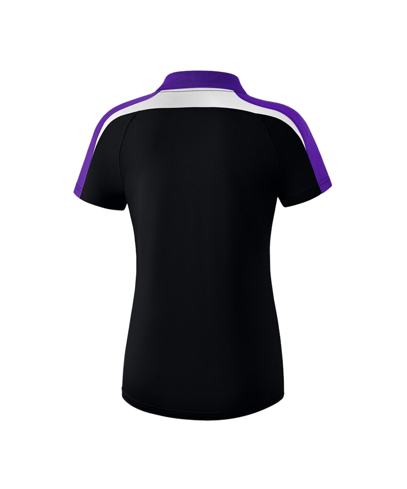 Erima Liga 2.0 Poloshirt Damen Schwarz Lila Weiss