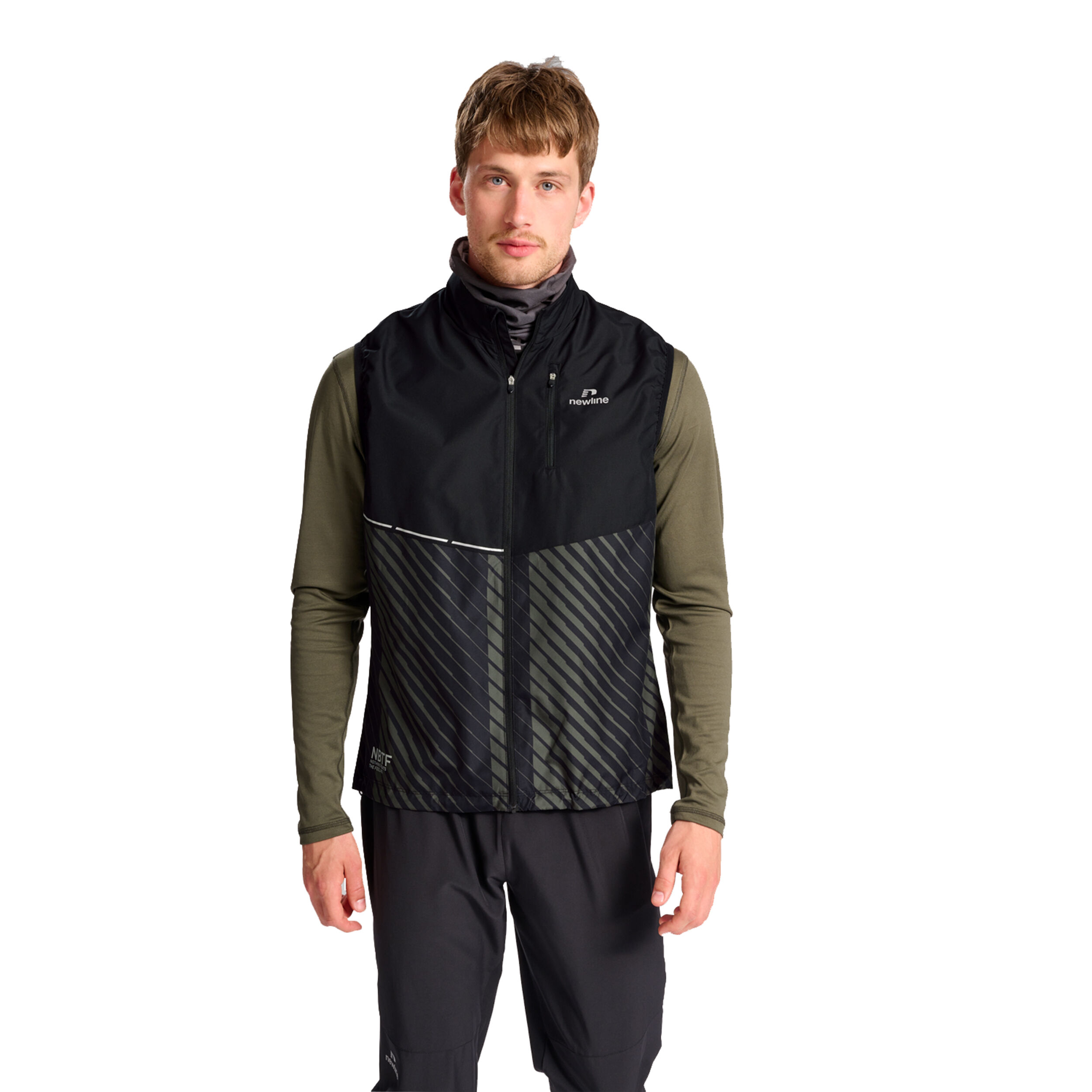 Pace Laufweste Herren - Schwarz, Beige