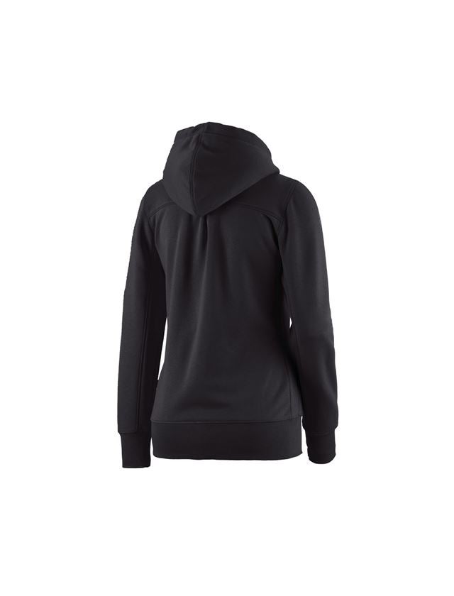 e.s. Hoody-Sweatjacke poly cotton, Damen