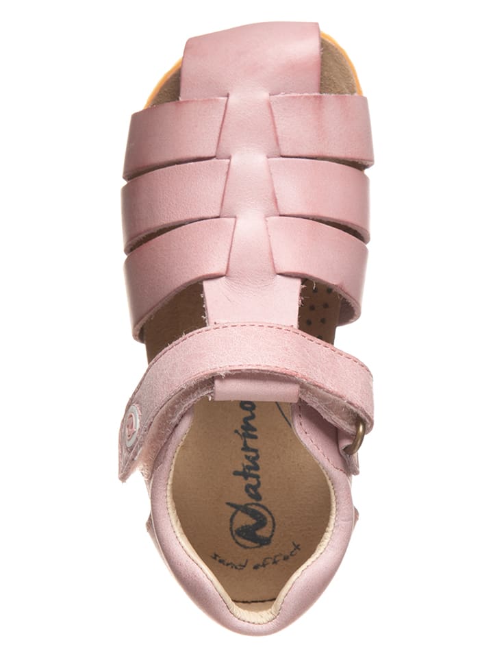 Naturino Leder-Halbsandalen in Rosa günstig kaufen