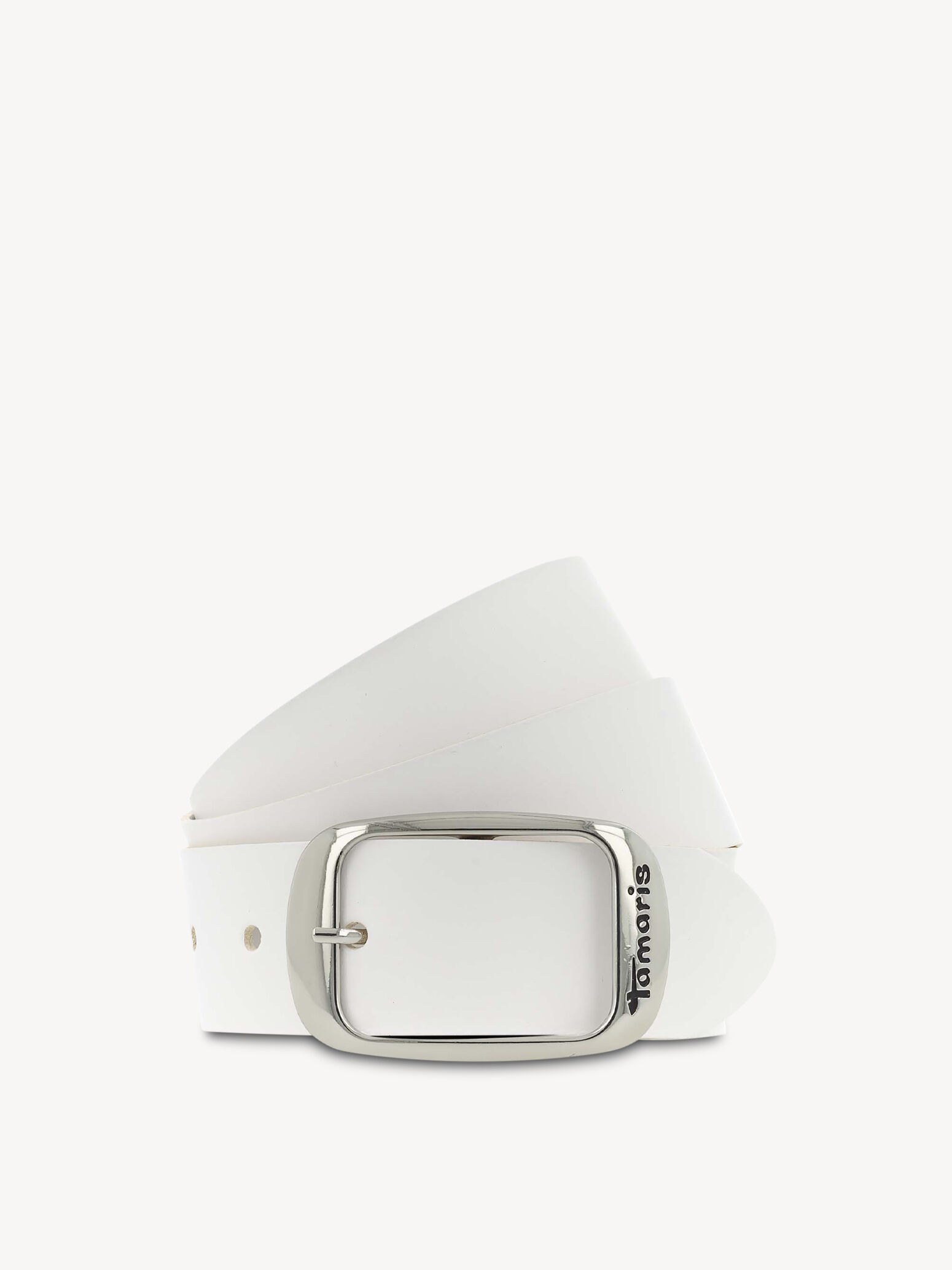 Ceinture en cuir - blanc