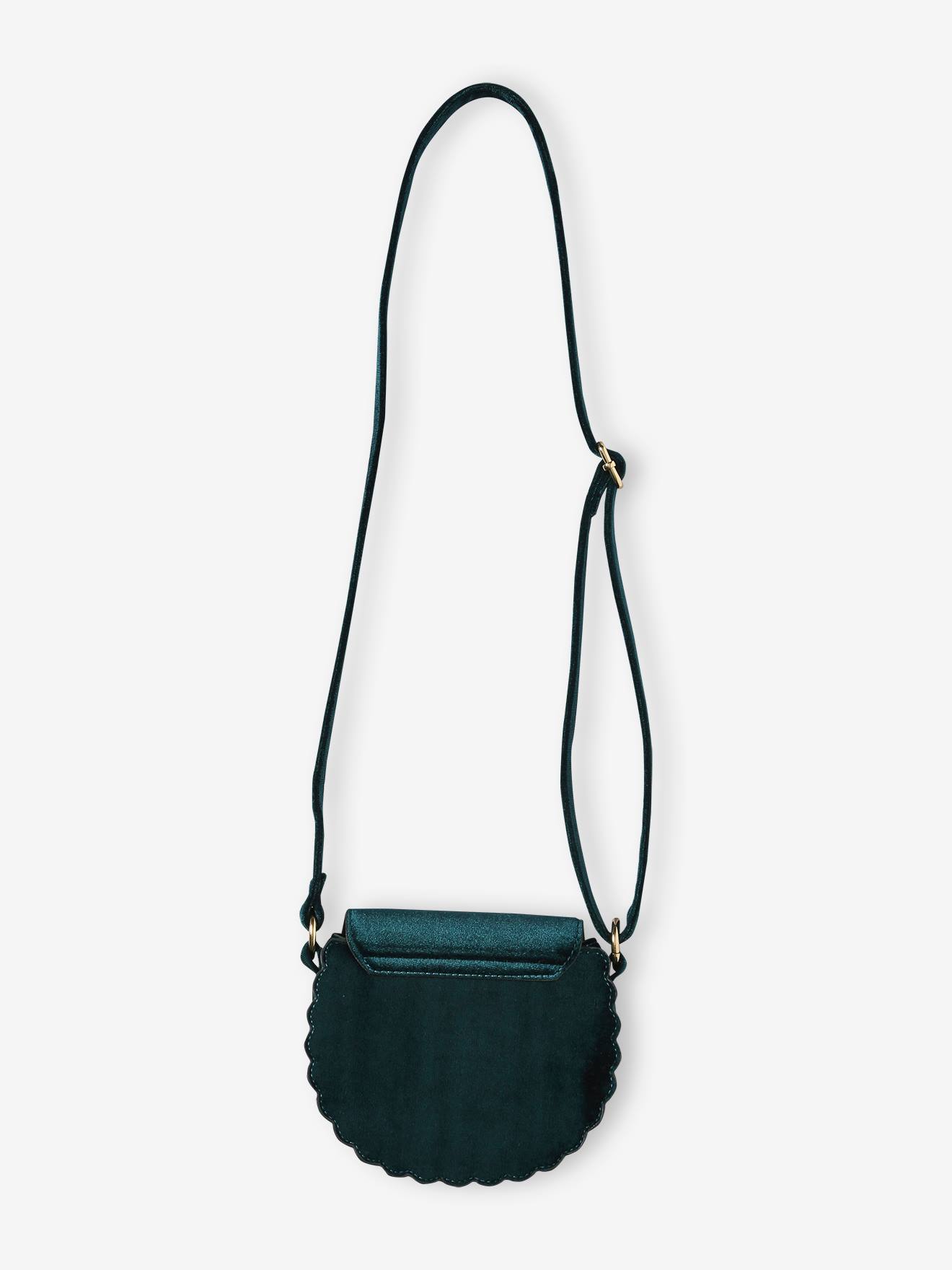 Vertbaudet Mädchen Samt-Tasche - grün