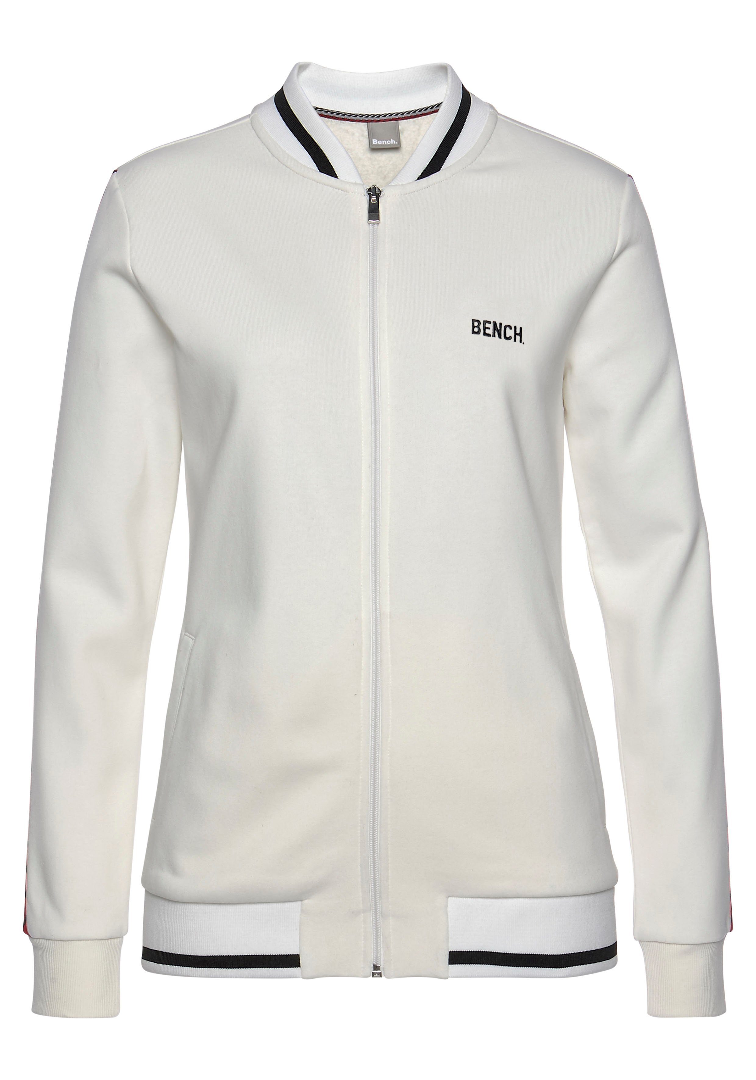 Bench. Sweatjacke im Collegestyle, Loungeanzug