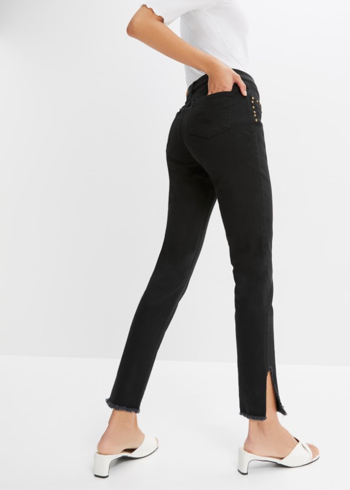 Stretch-Hose mit Nieten