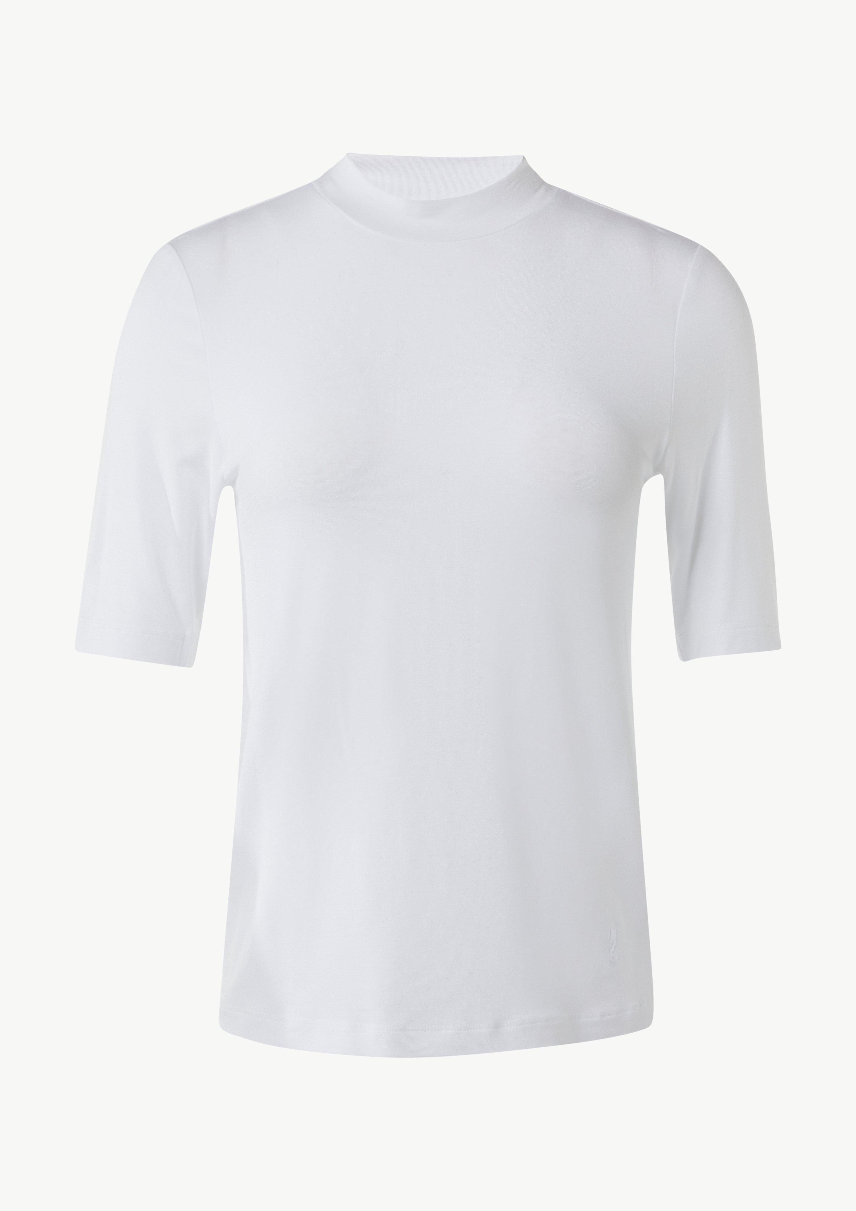 Softes T-Shirt aus Modalmix - weiß