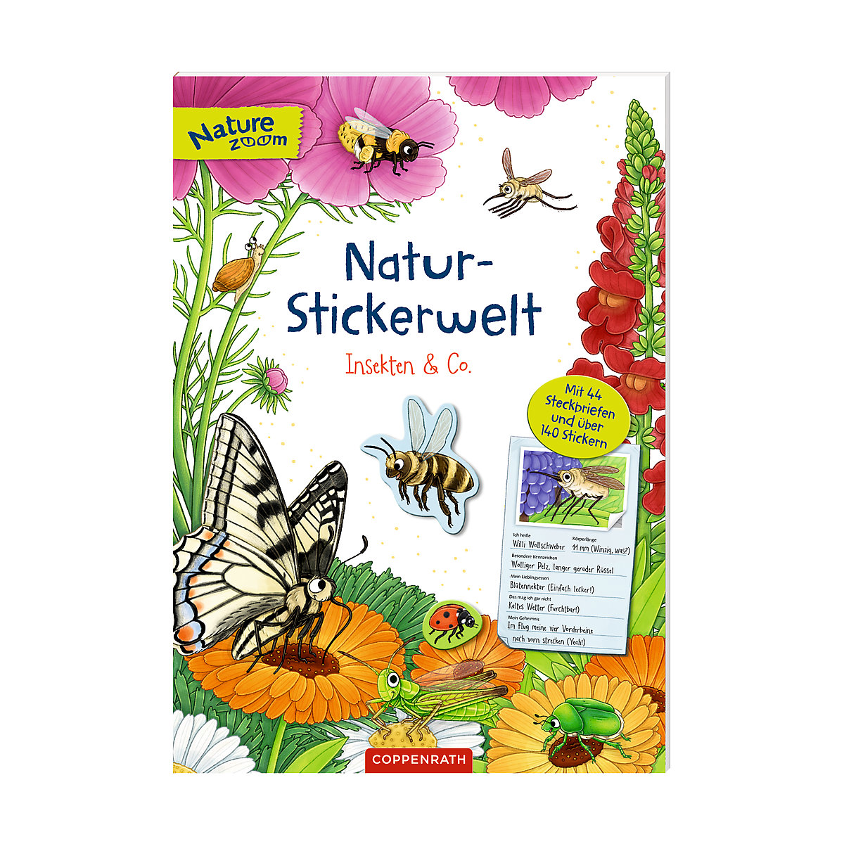 Natur-Stickerwelt - Insekten & Co.
