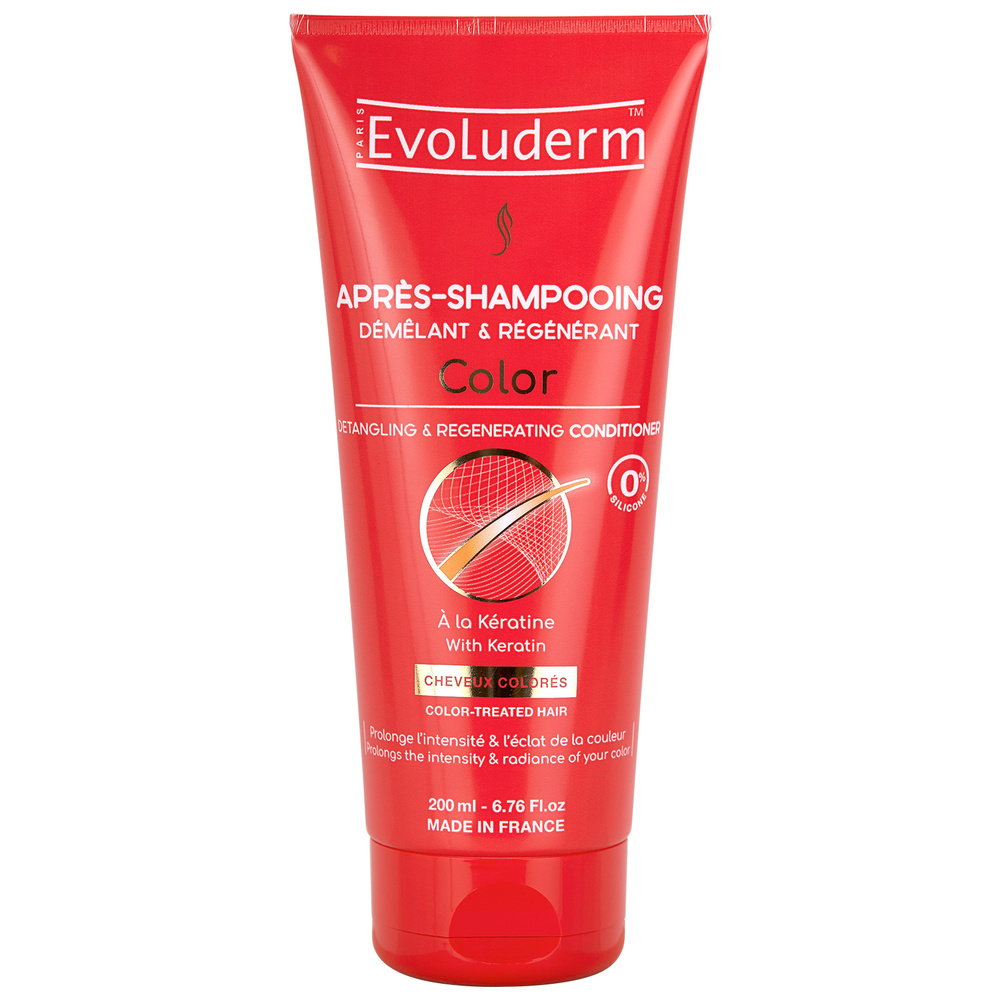 evoluderm Color Après-shampoing Démêlant & Régénérant -200 ml