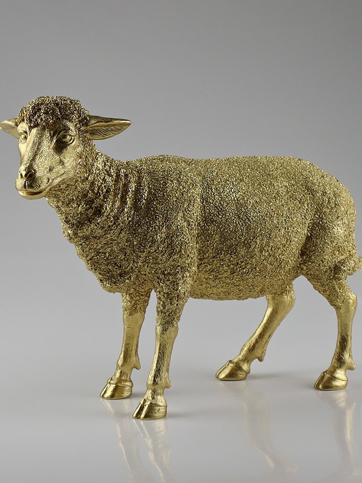 AM Design Dekofigur ''Schaf'' in Gold - (B)33 x (H)24 x (T)11 cm günstig kaufen onesize
