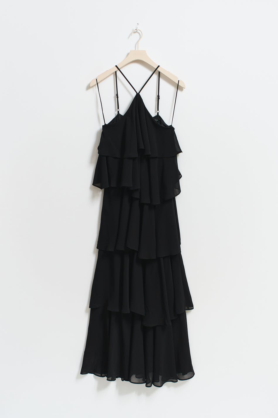 Frill maxi dress