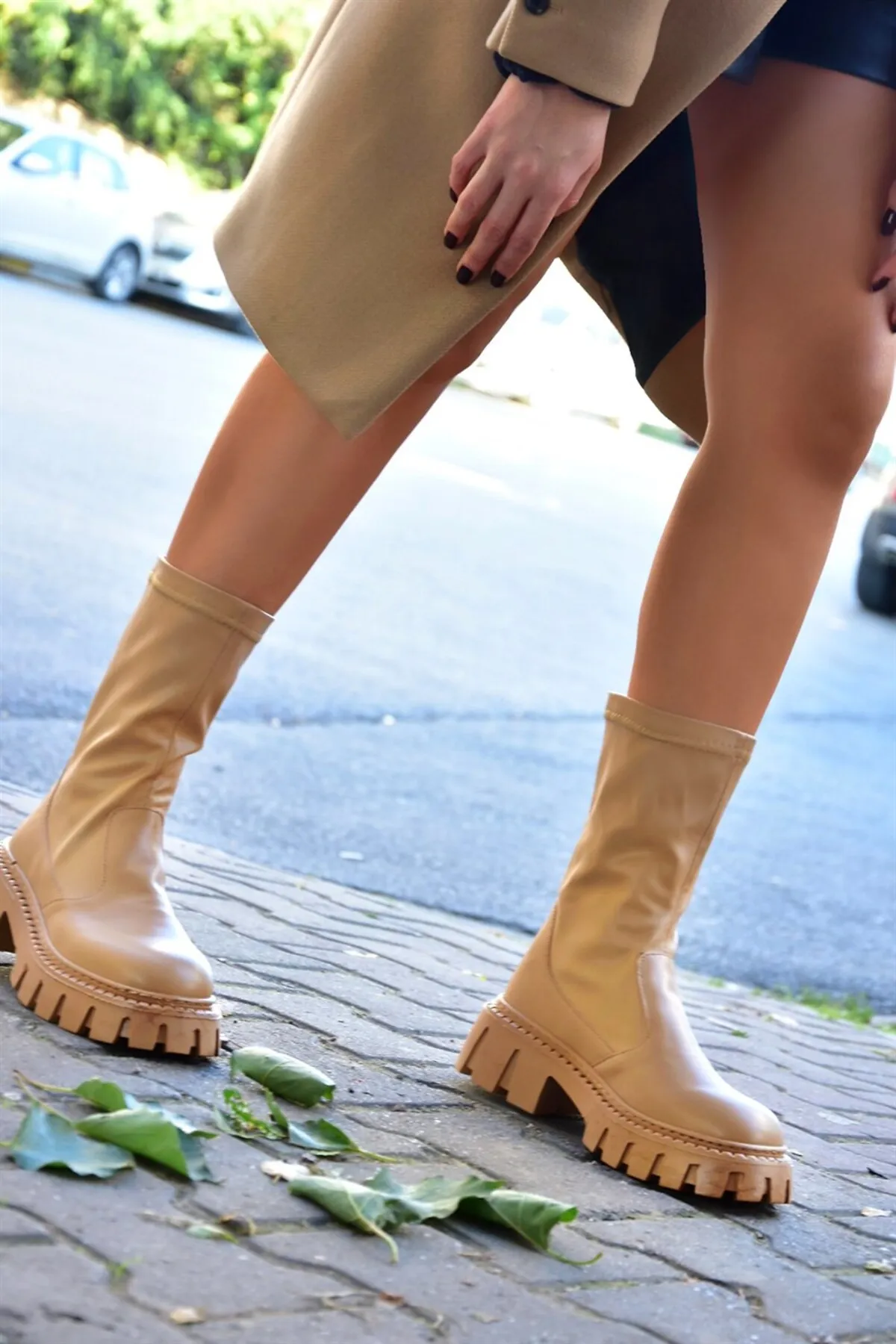 Fox Shoes  Hautdicke Sohlen-Tagesstiefel für Damen L928133309