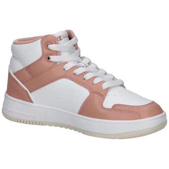 Champion Rebound 2.0 Mid Sneaker in pink
