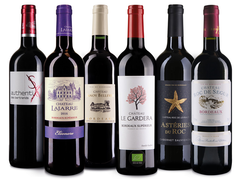 6er Probierpaket Einsteigerbordeaux