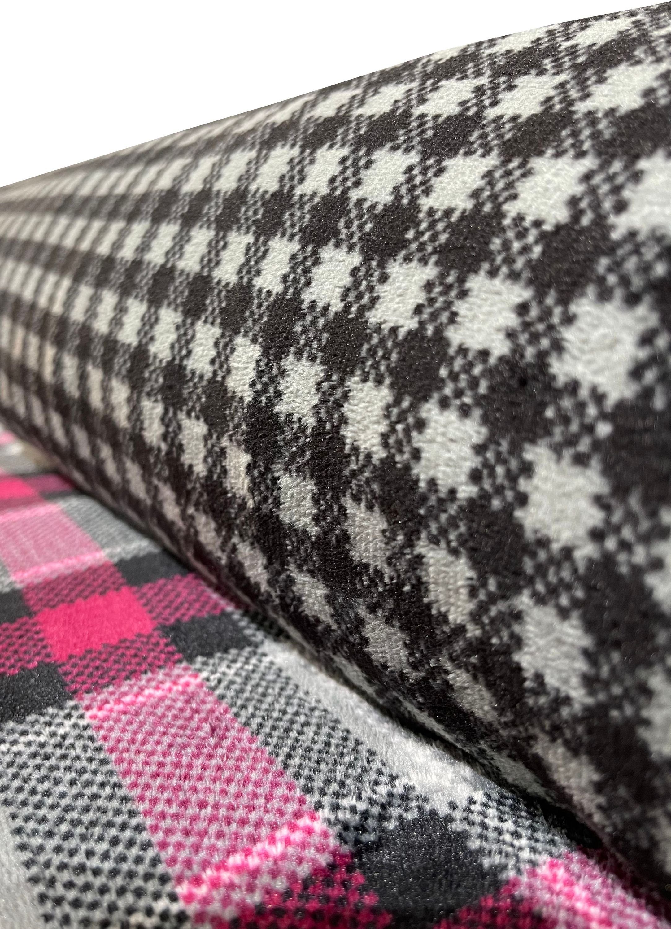 Bettwäsche Winter Teddy Plüsch, Leonado Vicenti, Fleece, 2 teilig, Flauschig warmes Cashmere Touch, gestreift