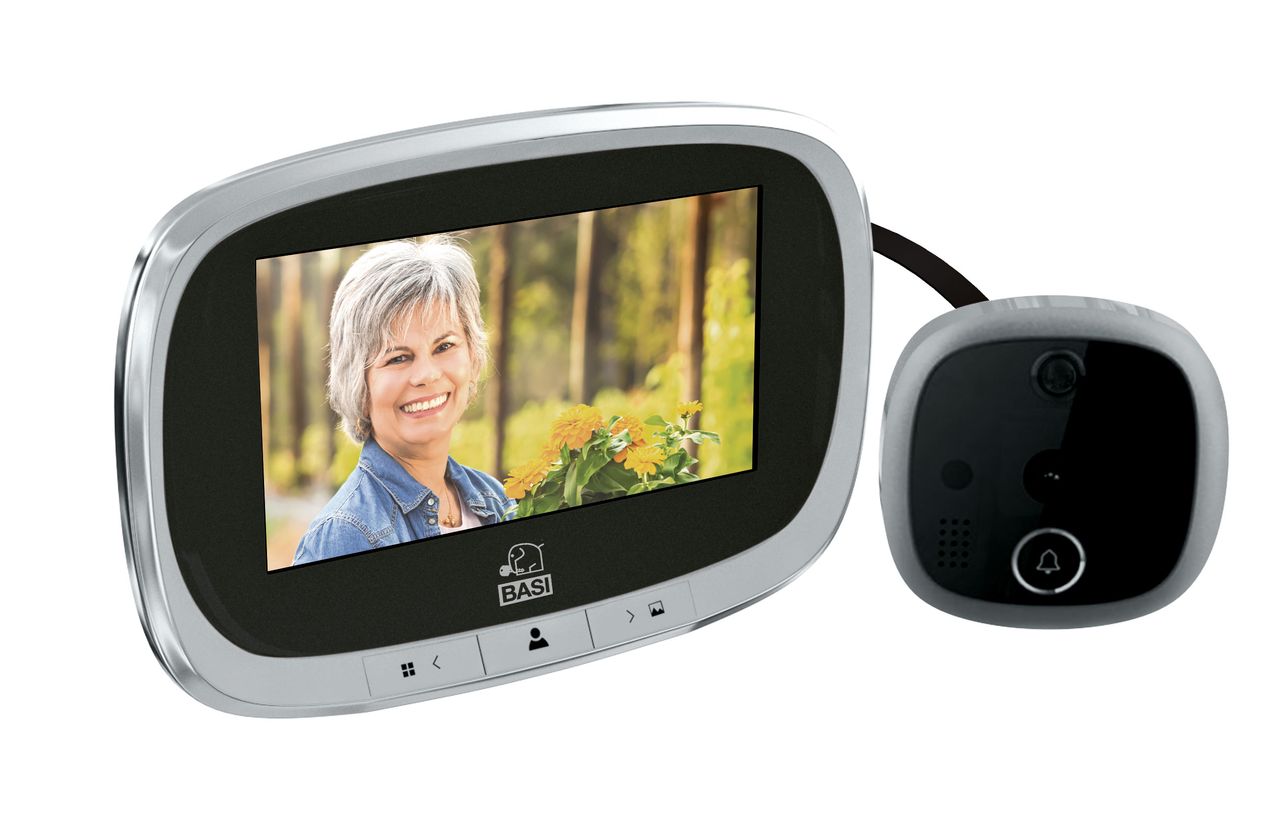 Basi Digitaler Türspion - TS 810 - silber