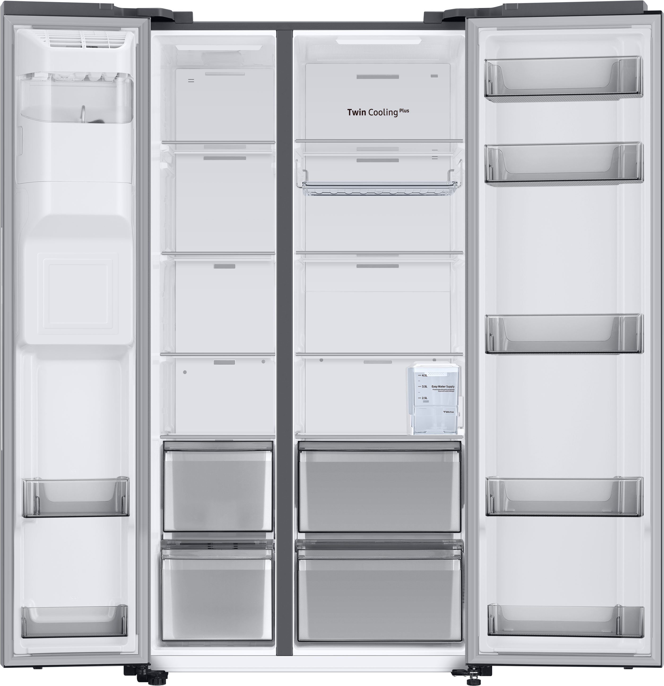 Samsung Side-by-Side RS6GA8532SL, 178 cm hoch, 91,2 cm breit