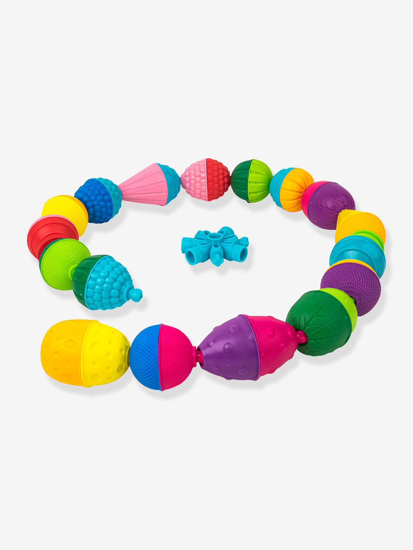 Baril de 24 perles éducative Lalaboom multicolore