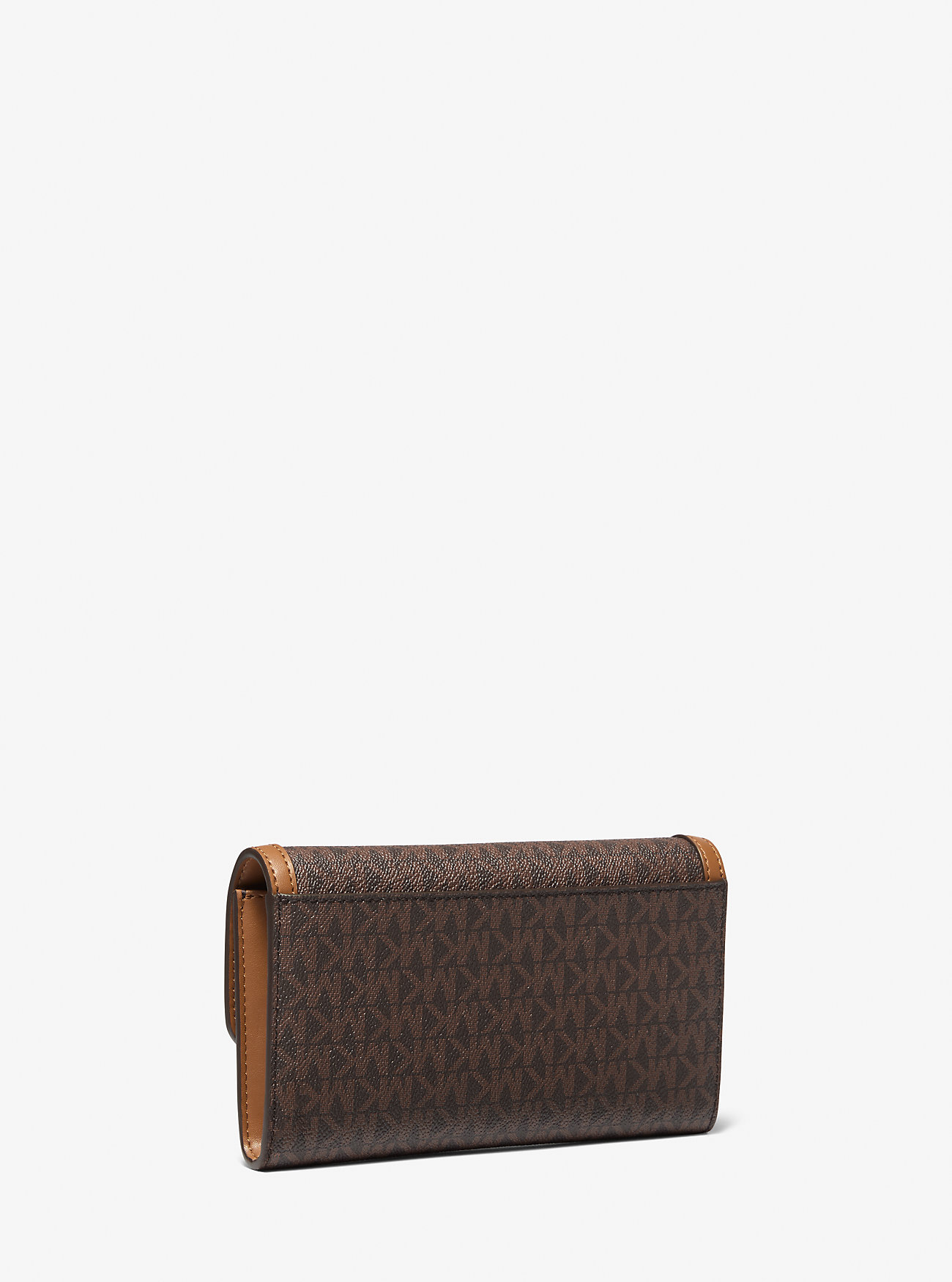 Tribeca Large Signature Logo Convertible Crossbody Bag - BRN/ACORN