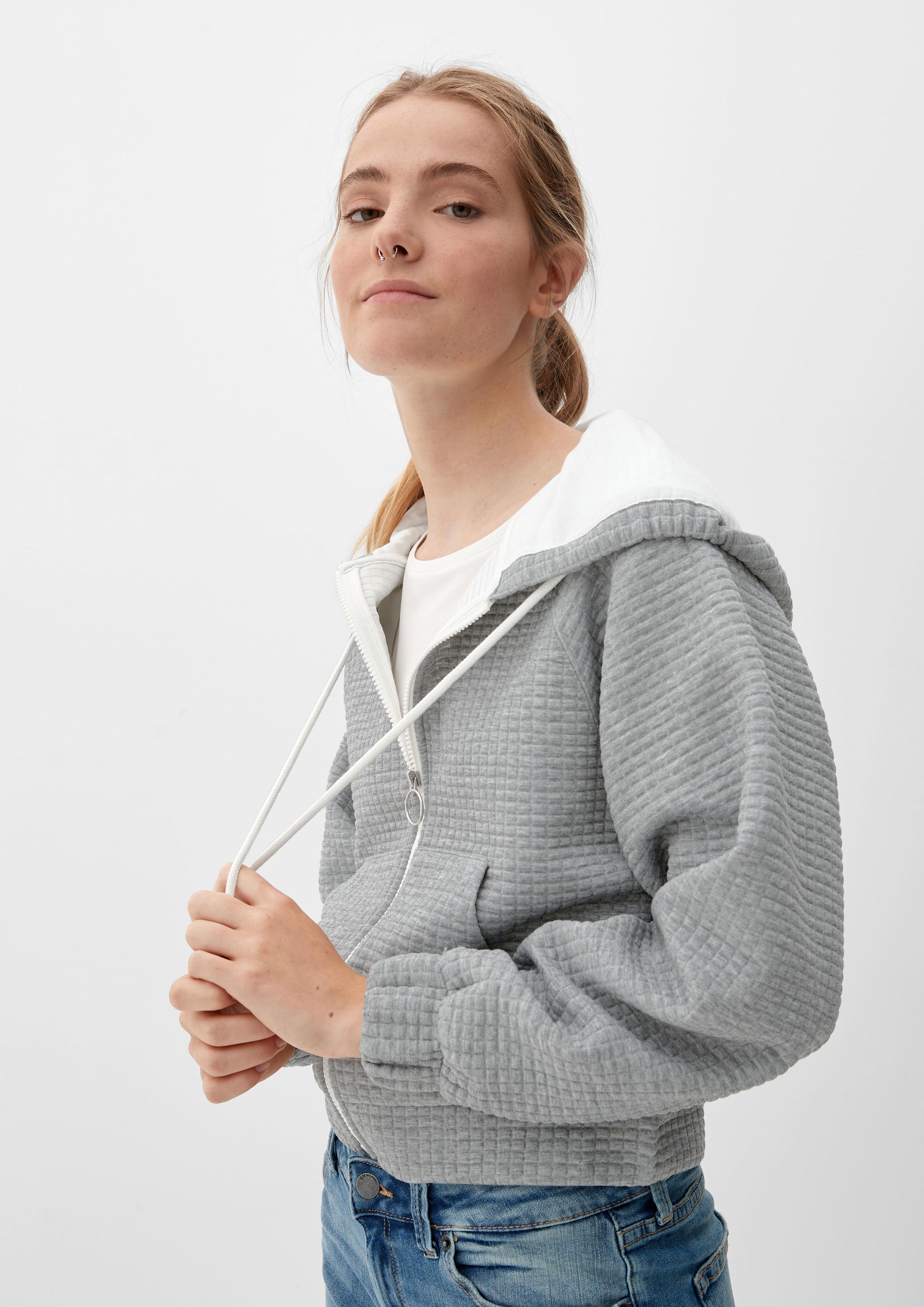 Jerseyjacke im Boxy-Style  2118397-9400
