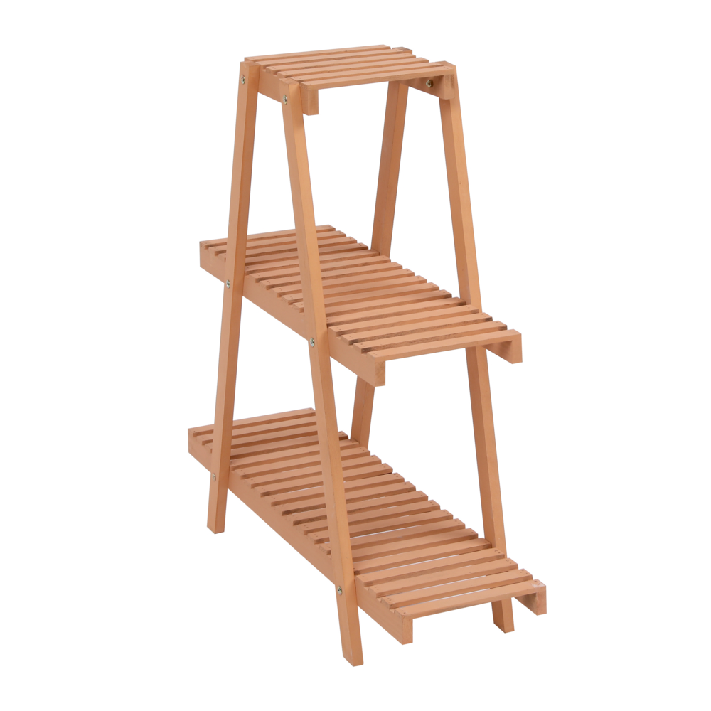 Happy Home Happy Home Pflanzenregal aus Holz WPS02-HOL Holz