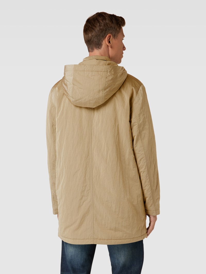 Parka mit Stehkragen Modell 'Marico' in camel