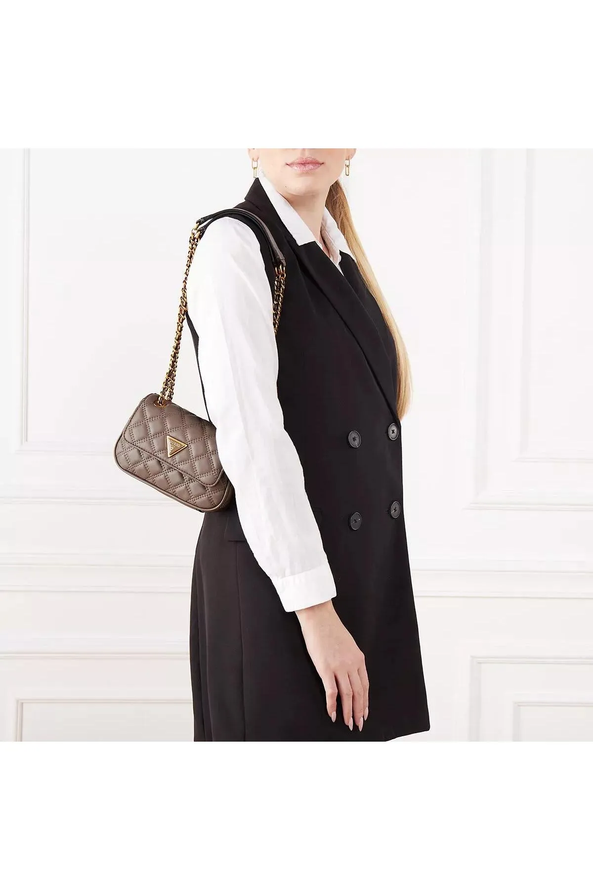Guess  Giully Mini Cnvrtble Xbdy Klappe Dunkeltaupe