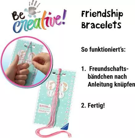 Freundschaftsbändchen - Bastelset für Kinder ab 8 Jahren