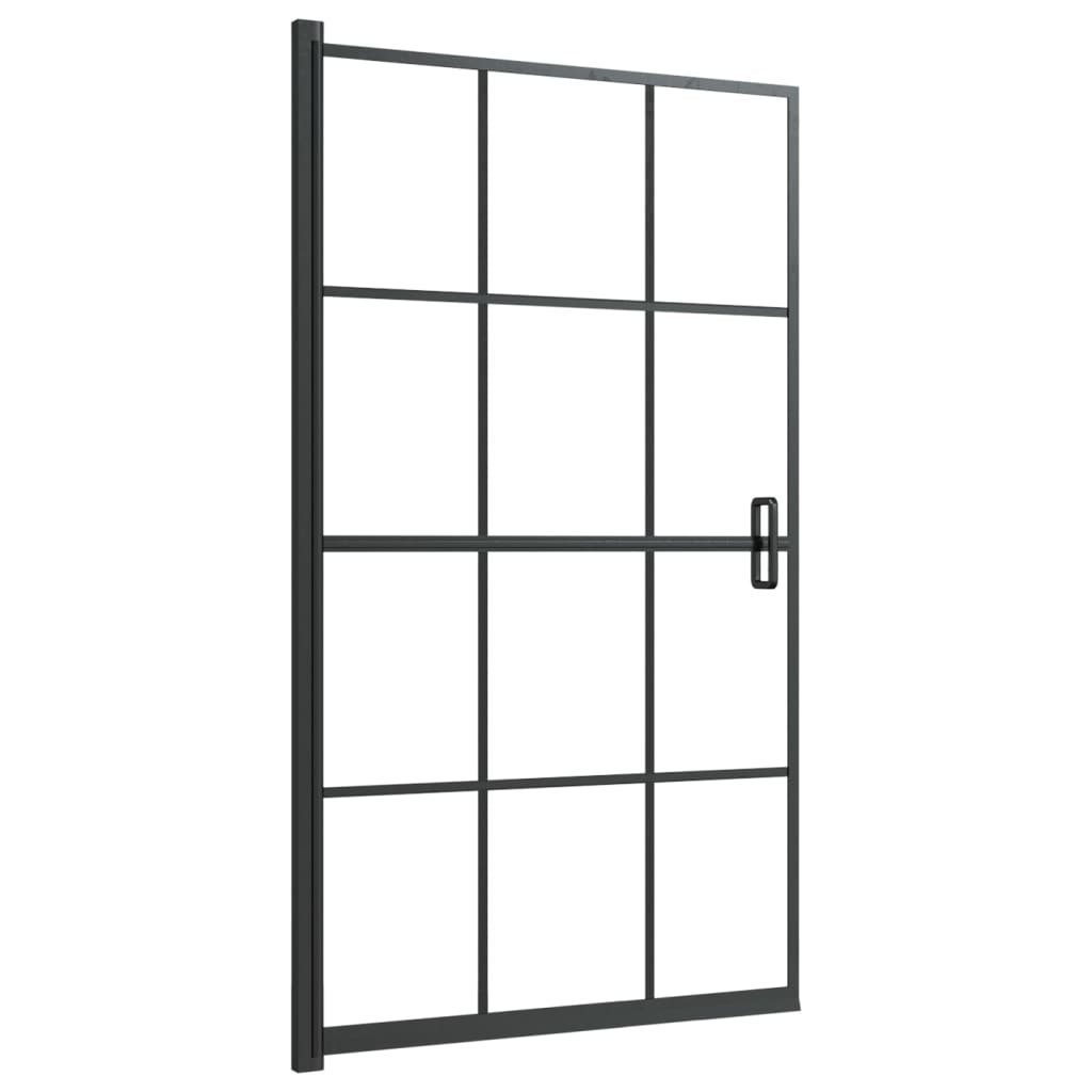 DOTMALL Badewannenaufsatz Glaswand Duschwand auf Badewanne Mit einem ABS-Griff, (Set), ESG