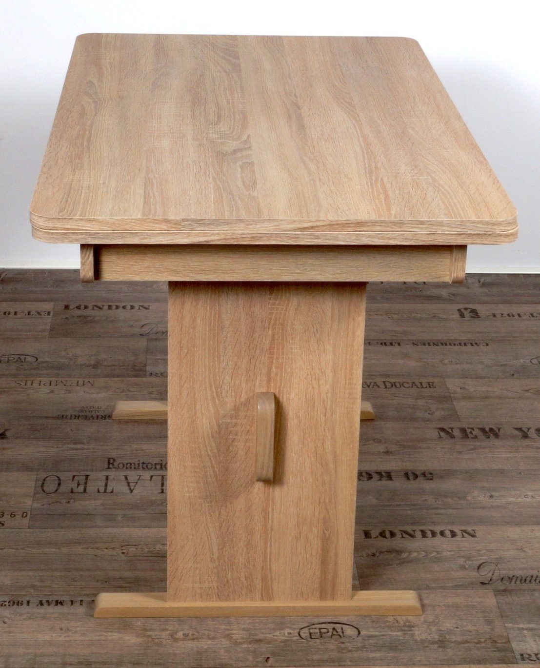 Stolebaenk Eckbankgruppe Hildesheim FGFL, (1 x Eckbank, 1 x Tisch, 2 x Stuhl), Tisch mit Auszug