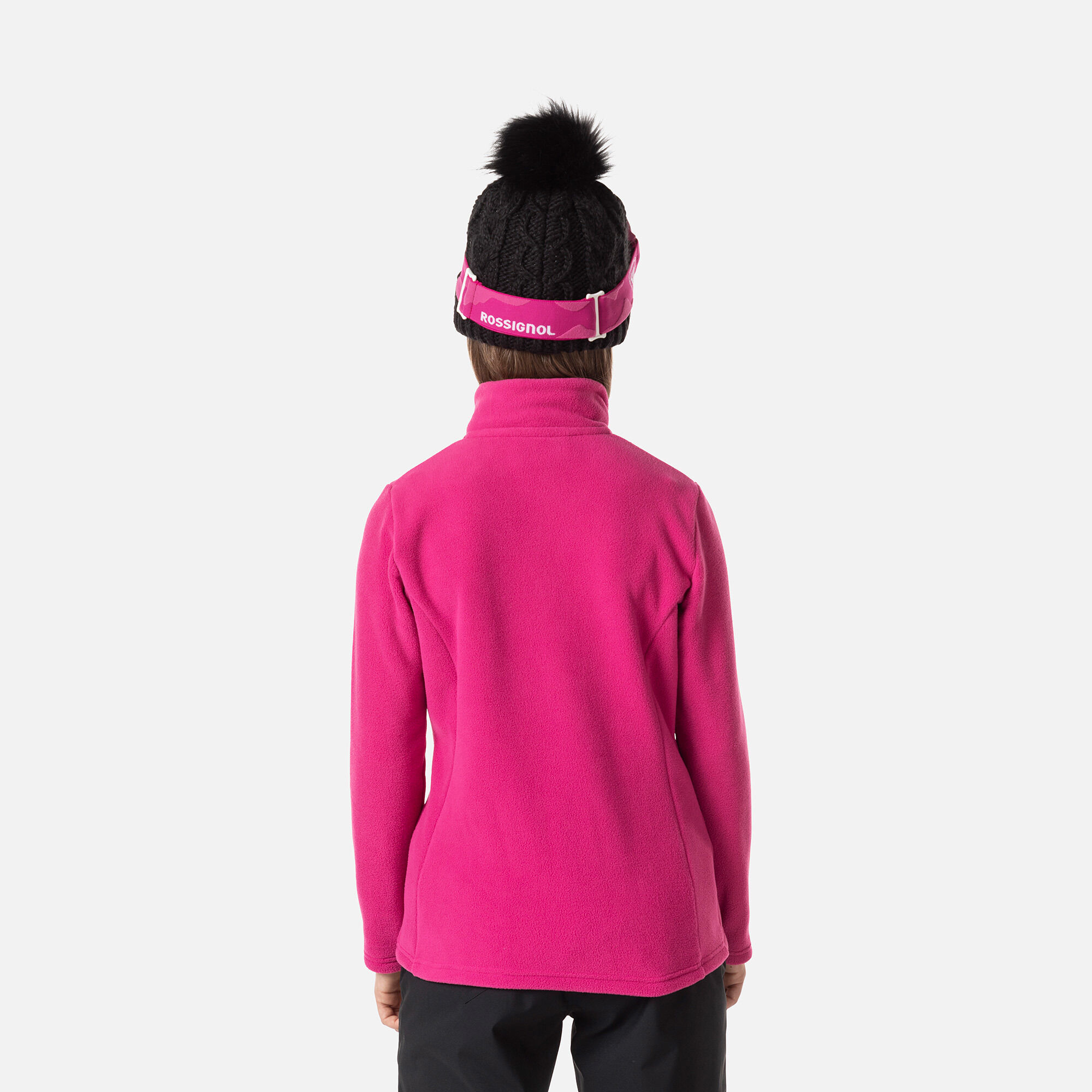 Haut en polaire demi-zip Fille