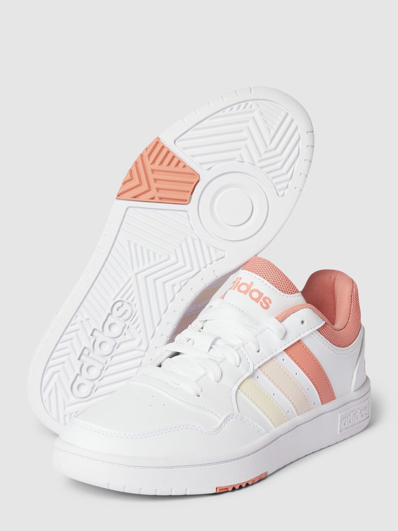 Sneaker mit Label-Print in rostrot