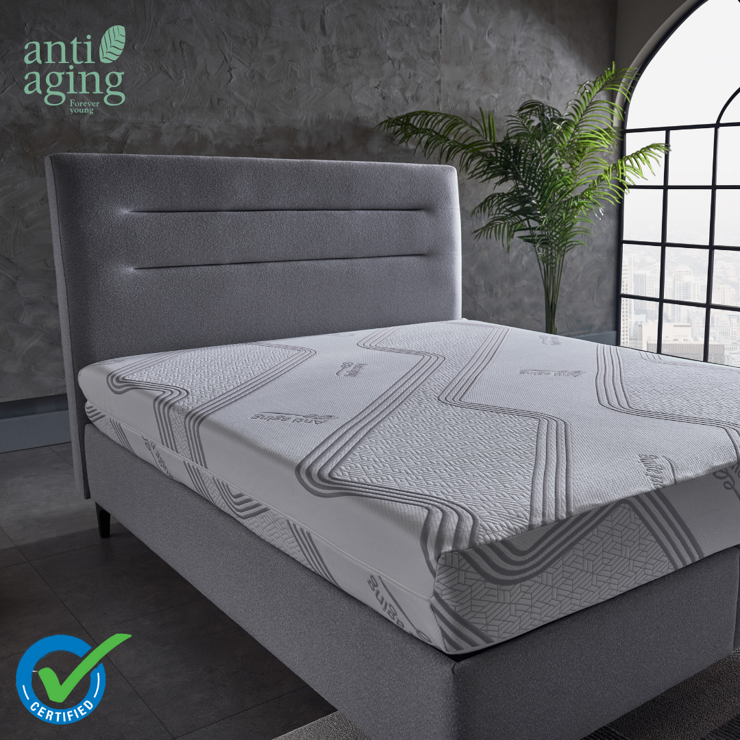 Arga Home AH24 DUOPUR Anti-Aging Premium Visco Memory Foam & Gelschaum Matratze,140x200