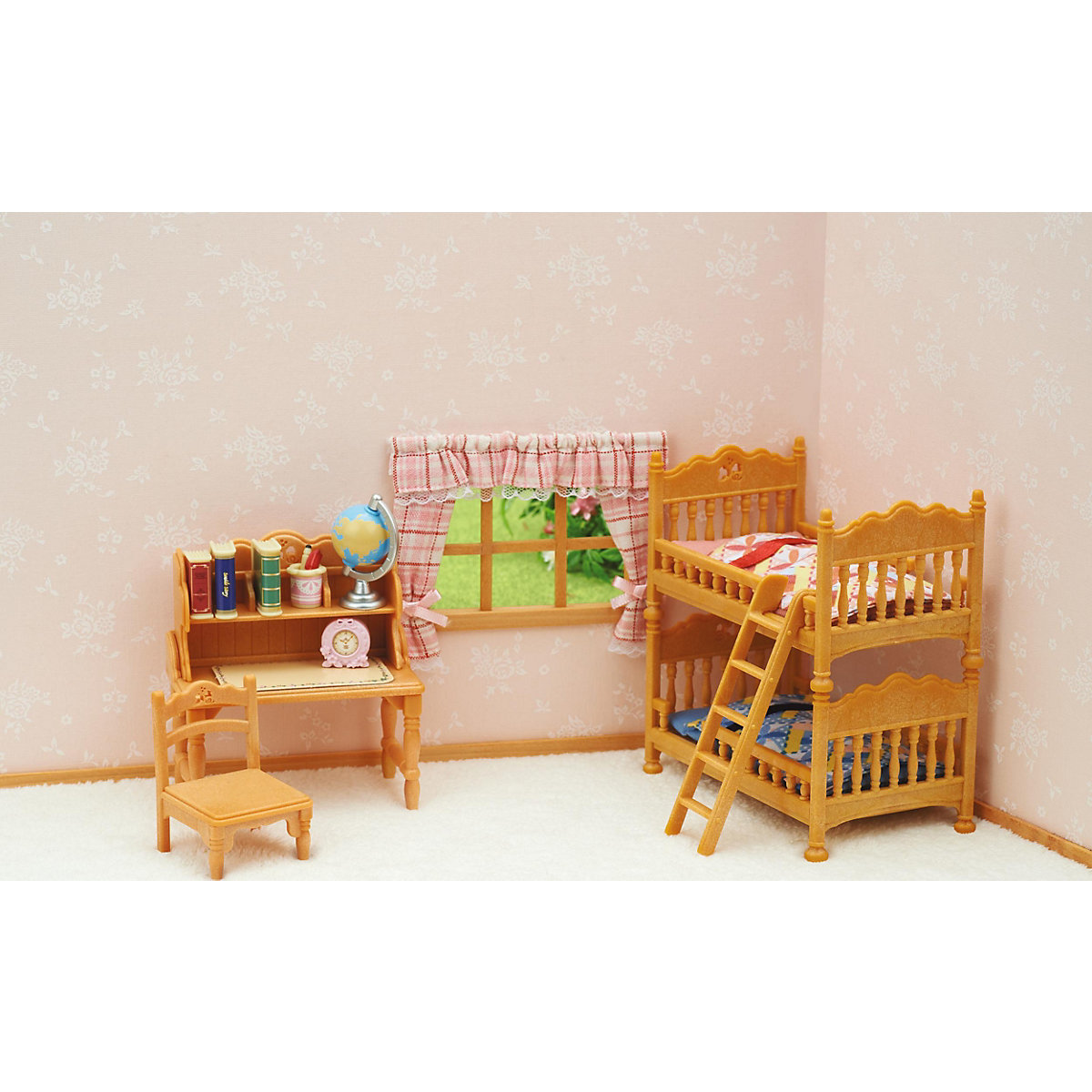 Sylvanian Families Landhaus Kinderzimmer mit Stockbett