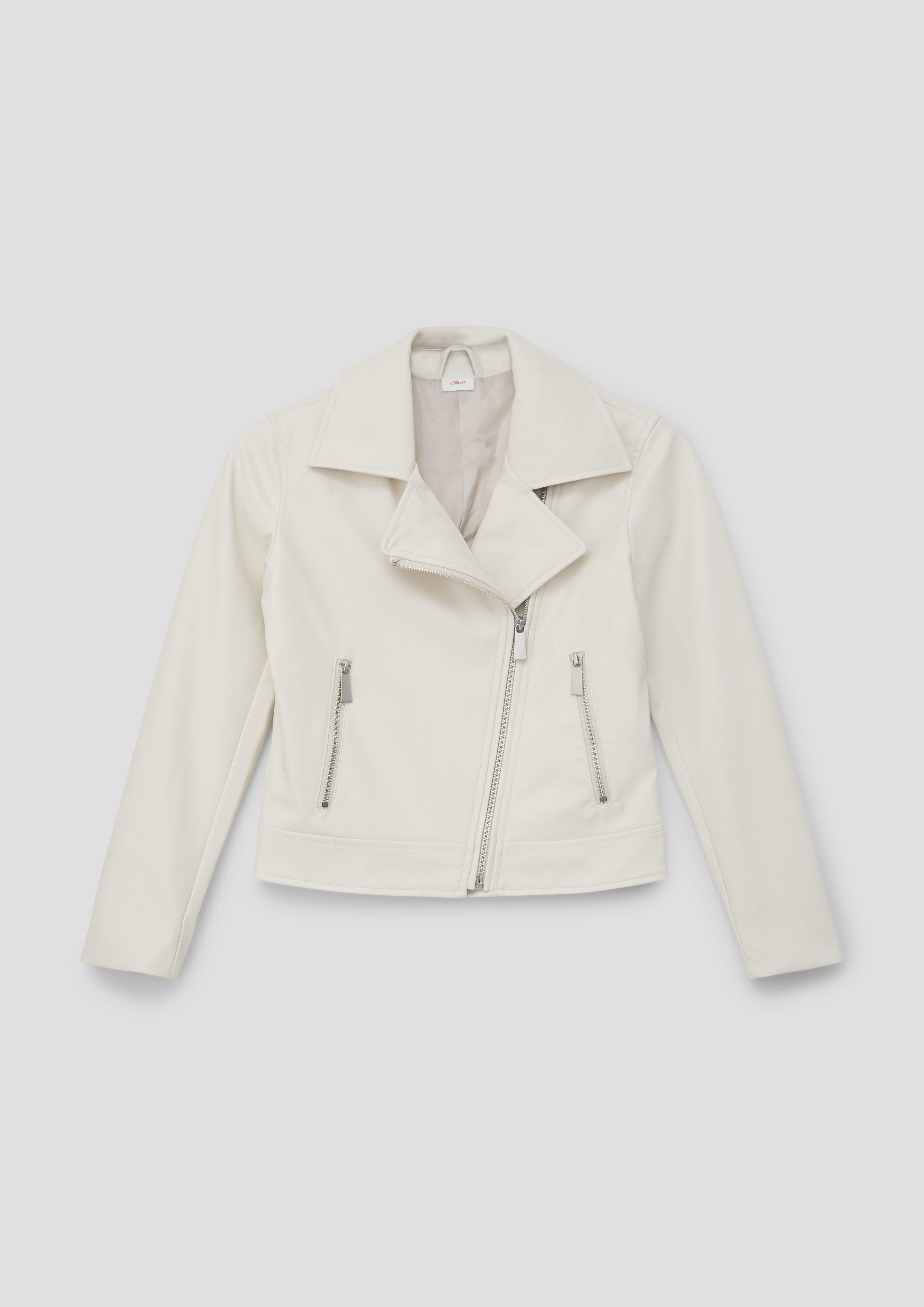 Bikerjacke mit Reißverschlusstaschen  2140218-0330