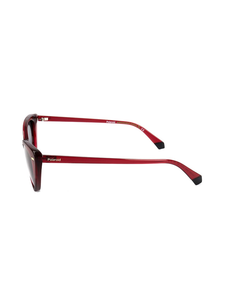 Polaroid Damen-Sonnenbrille in Bordeaux/ Schwarz günstig kaufen 52