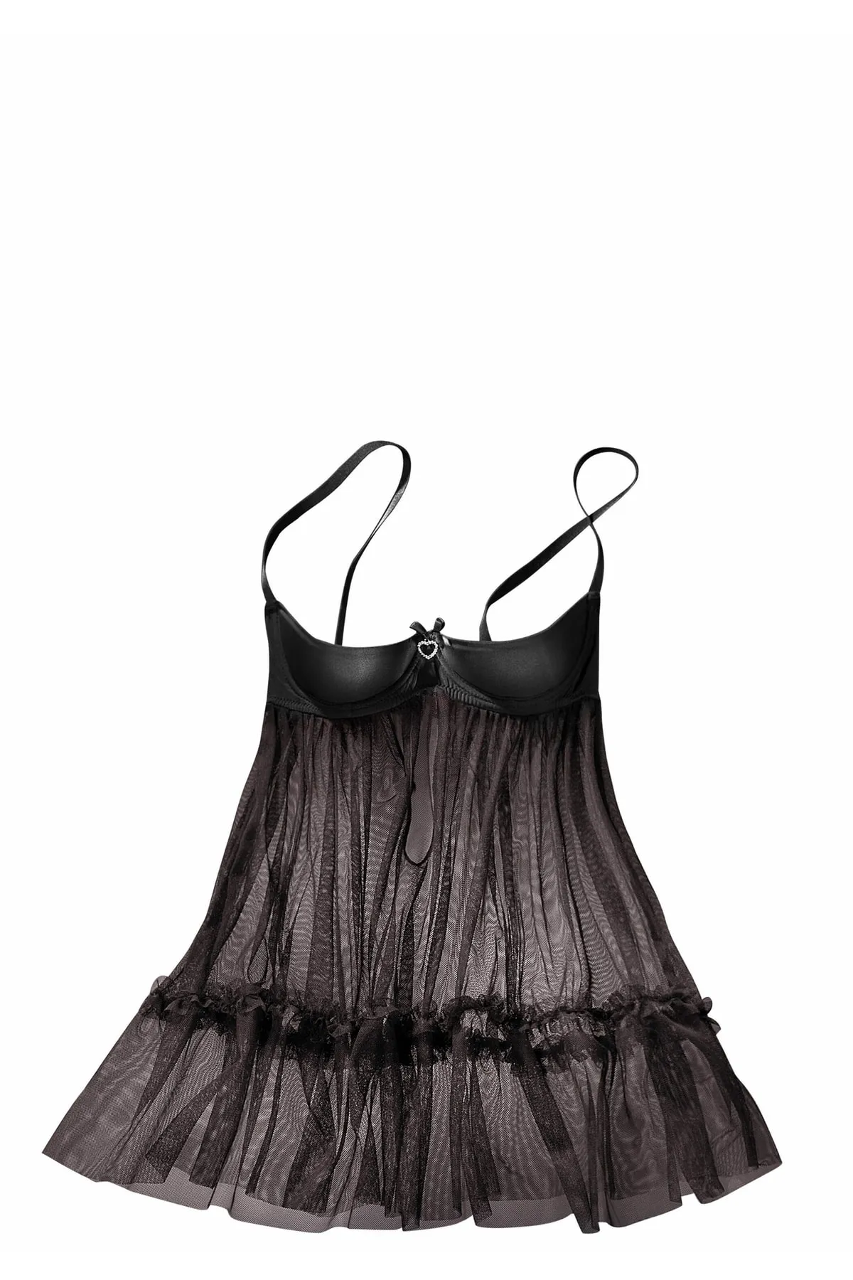 PETITE FLEUR GOLD  Negligé - Schwarz - Unifarben