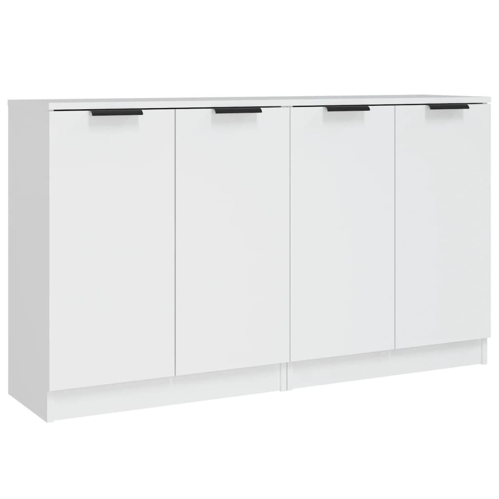vidaXL Sideboard Sideboards 2 Stk. Weiß 60x30x70 cm Holzwerkstoff (2 St)