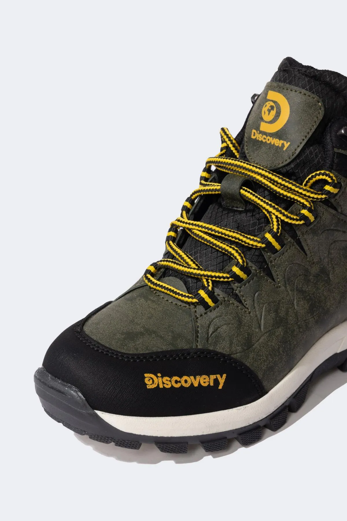 DeFacto  Jungen-Schnürstiefel Discovery Channel aus Kunstleder mit flachem Absatz