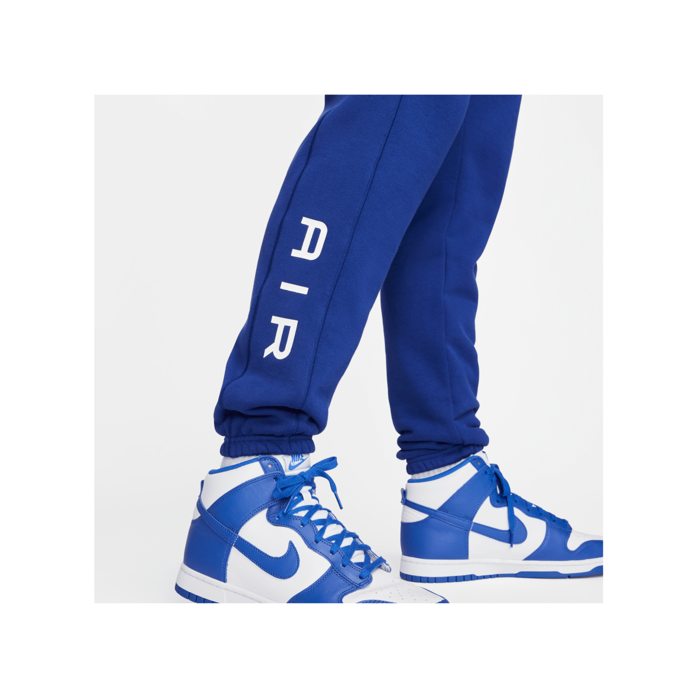Nike Air FT Jogginghose Blau Weiss F455
