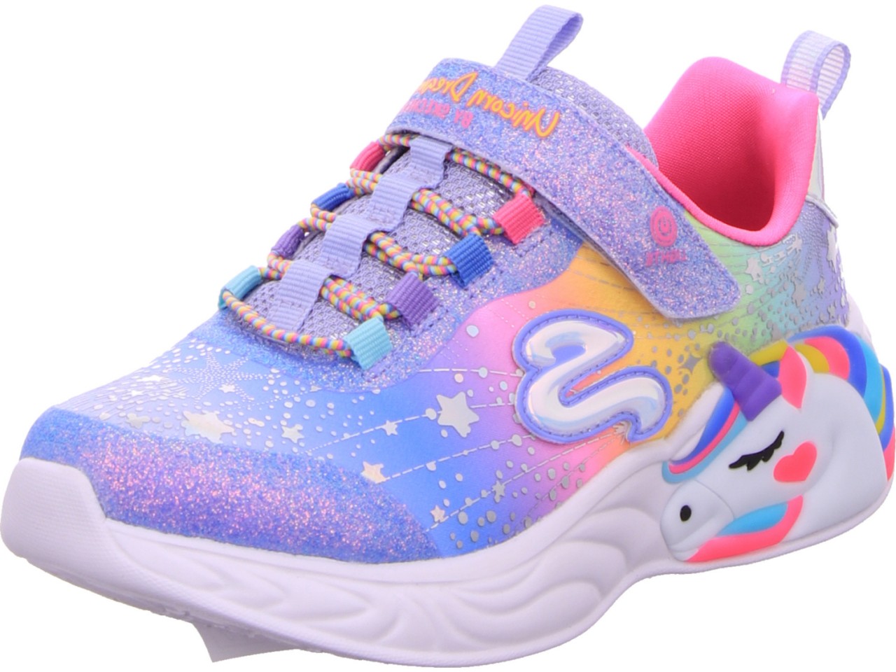 SKECHERS Mädchen Sneaker blau