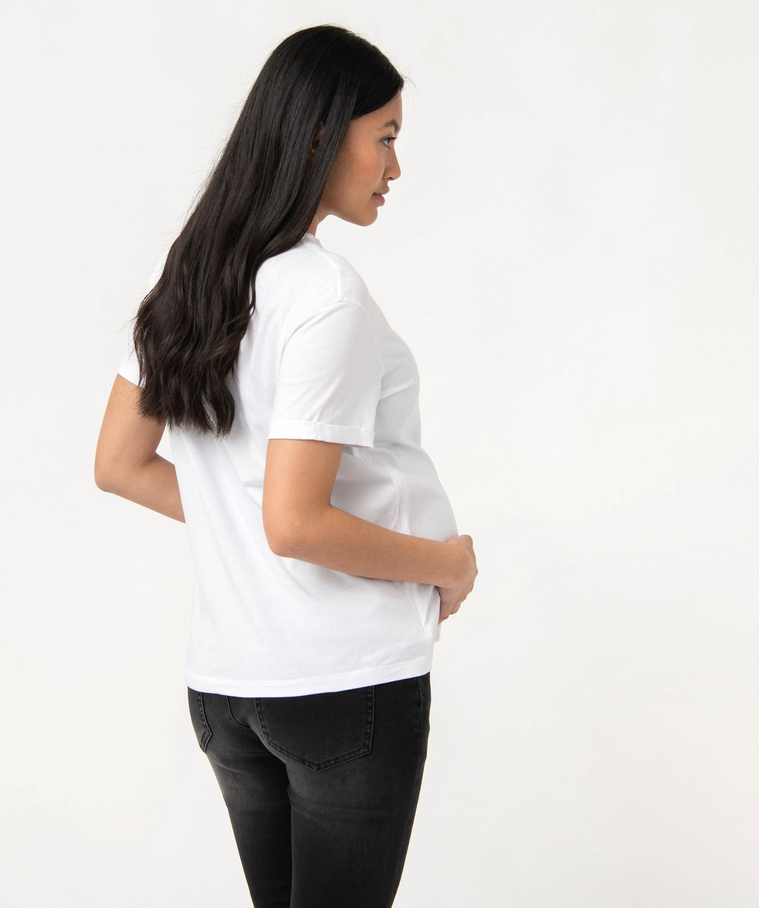 Tee-shirt compatible allaitement avec motif imprime | GEMO