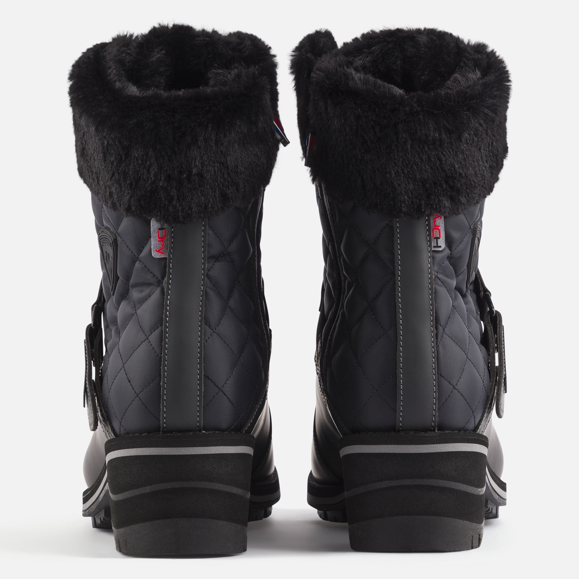 Bottines Megève noires femme