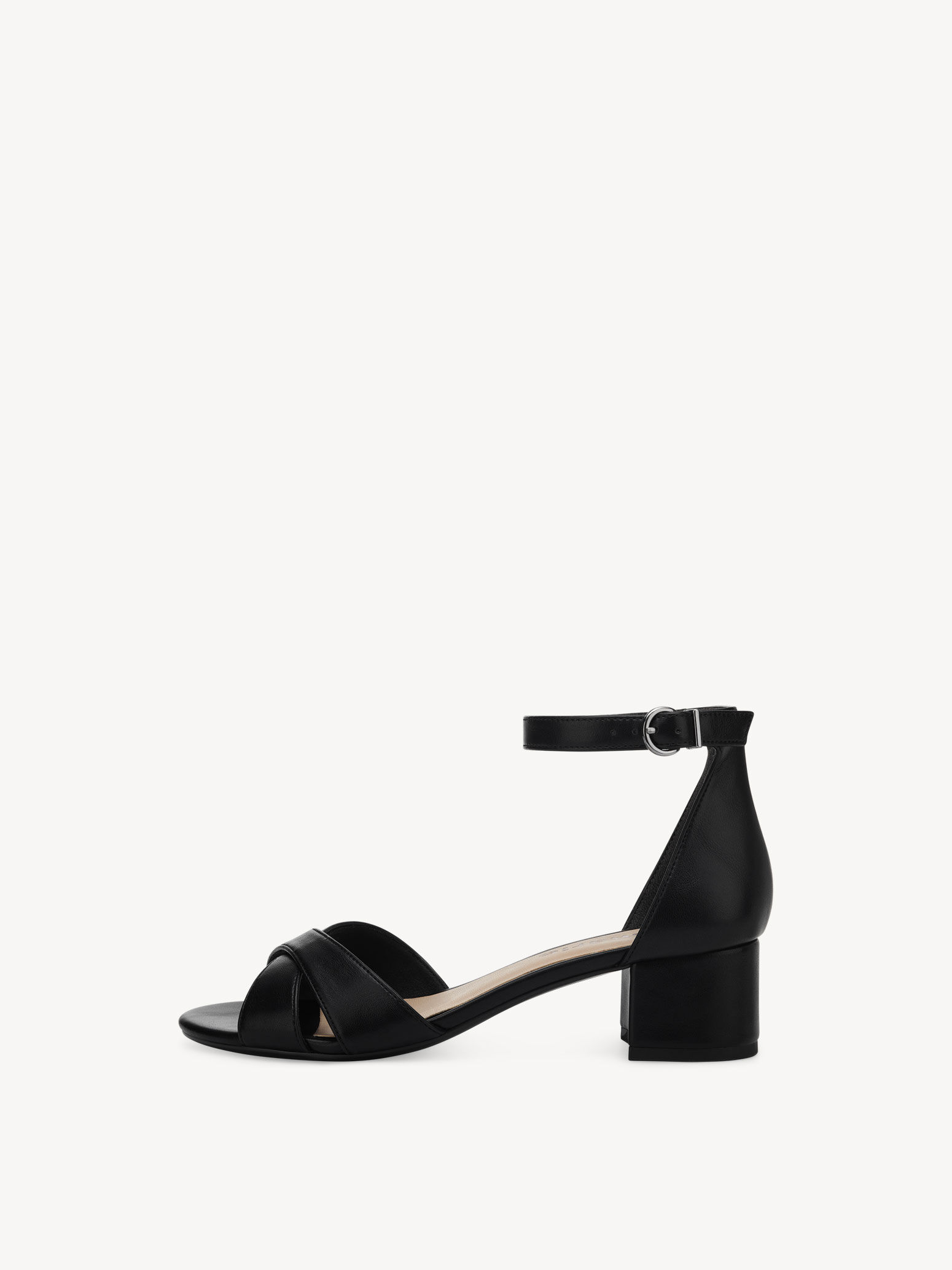 Sandale à talon - noir