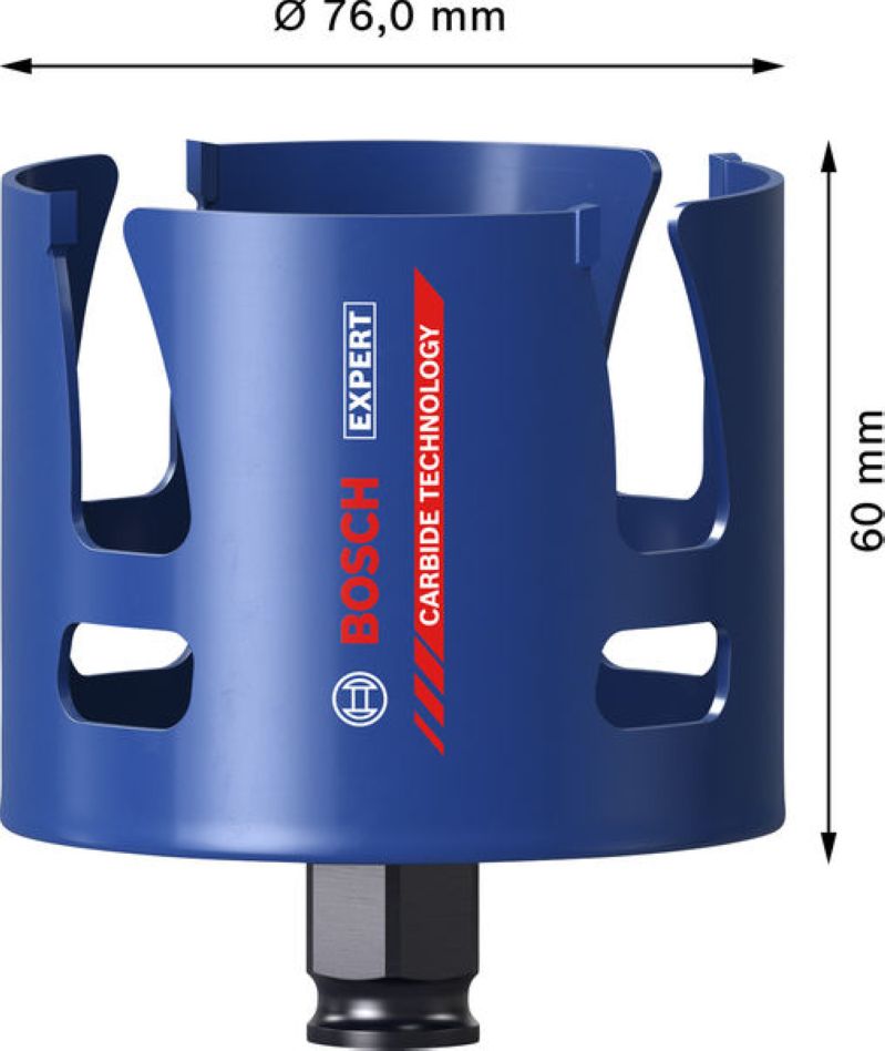 Carotă Bosch Blue Accessories 2608901934 EXPERT Power-Change 76 mm