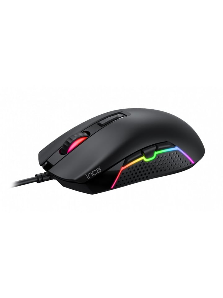 Inca Inca IMG-GT14 Optisch Gaming Maus Mouse 3600 DPI RGB-Logo in Schwarz günstig kaufen onesize