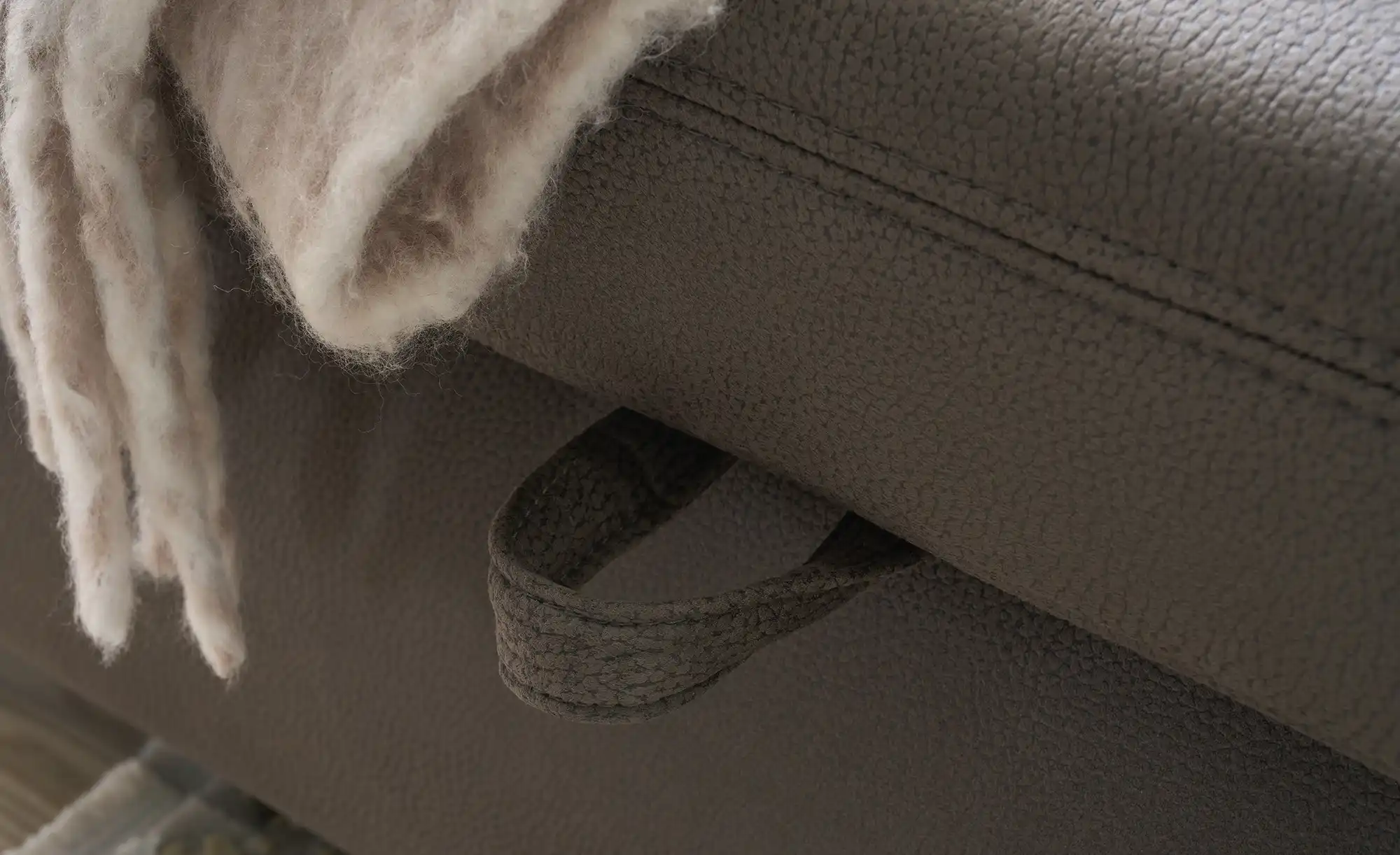 Kollektion Kraft Ecksofa aus Mikrofaser Kathrin