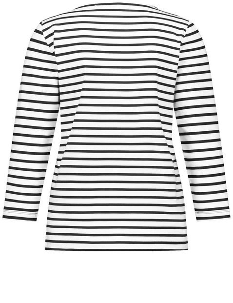 3/4 Arm Shirt mit floraler Spitze