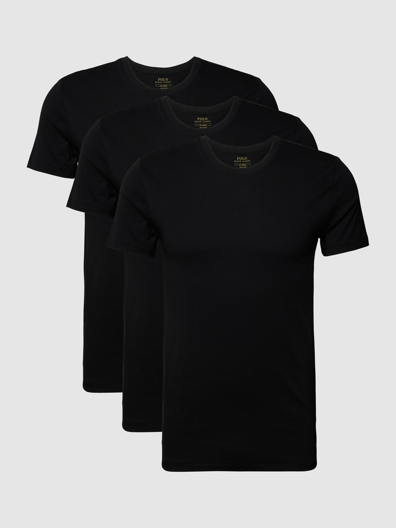 T-Shirt im 3er-Pack in schwarz