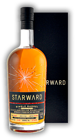 Starward Australian Single Malt Whisky Single Barrel 2017/2021 No. 3786 55,8% Starward Australian Single Malt Whisky Single Barrel 2017/2021 No. 3786 55,8% Eine Gaumenfreude aus dem Einzelfass. Alter 17/21 - 0,7	 Liter - Vol 55,8%