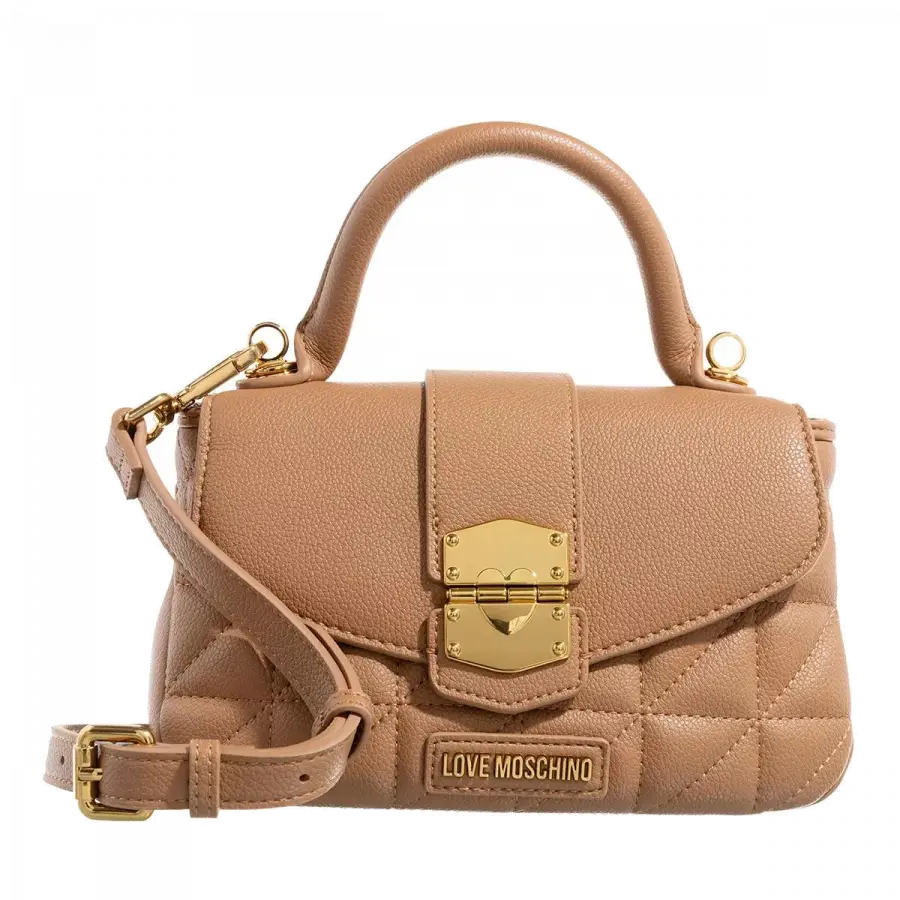 Love Moschino - Love Moschino Handle Bags Kunstleder Brown - braun