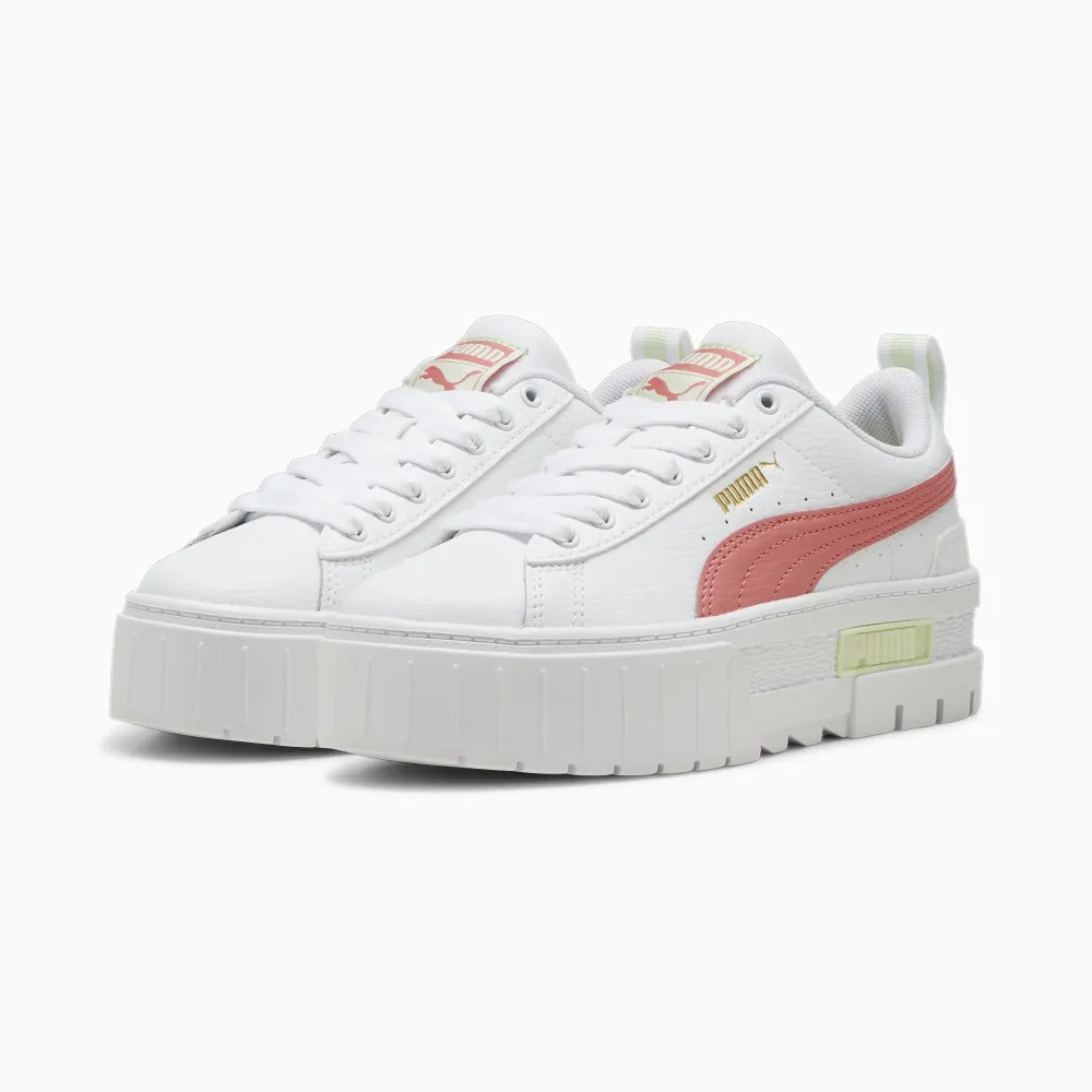PUMA Mayze Leather Teenager 384527_27 / weiss